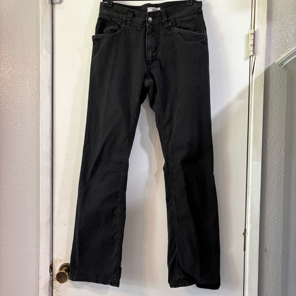 Vintage Versace Jeans Collection Pants Mens 32 Straight Logo Black Distressed - Picture 5 of 15